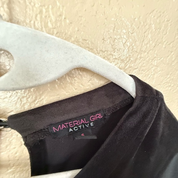 Material Girl Velvet Active Jumpsuit Size Small - Picture 2 of 3